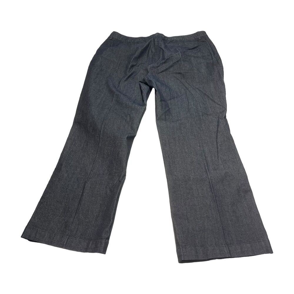 JM Collection Dress Pants Women 18S Black Cotton Stretch Wide Leg Career Classic - Picture 3 of 7